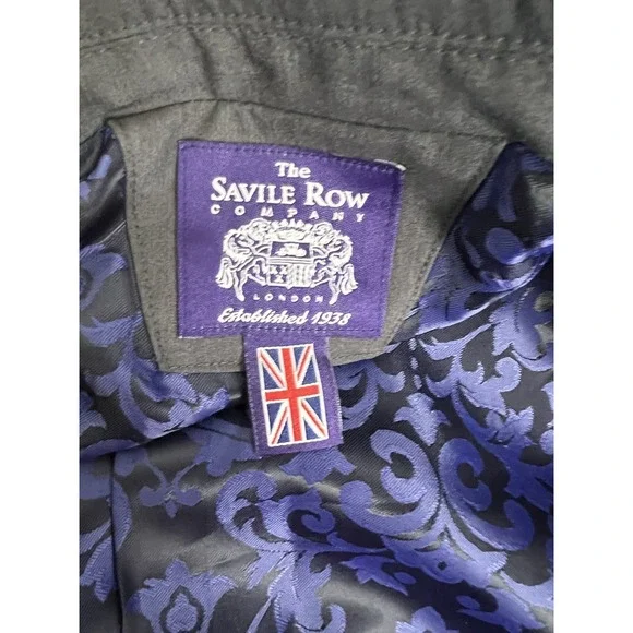 Savile Row Company‎ Blazer Mens 42R Brixton 5667 Two Button Suit Jacket Smart